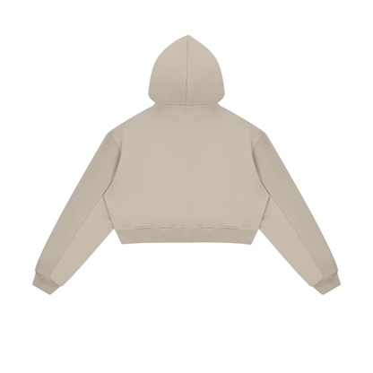 Hoodie womens crop top,Beige brown neutral casual lounge,MOQ1,Delivery days 5