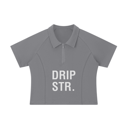 Crop top womens shirt,Casual smart,MOQ1,Delivery days 5